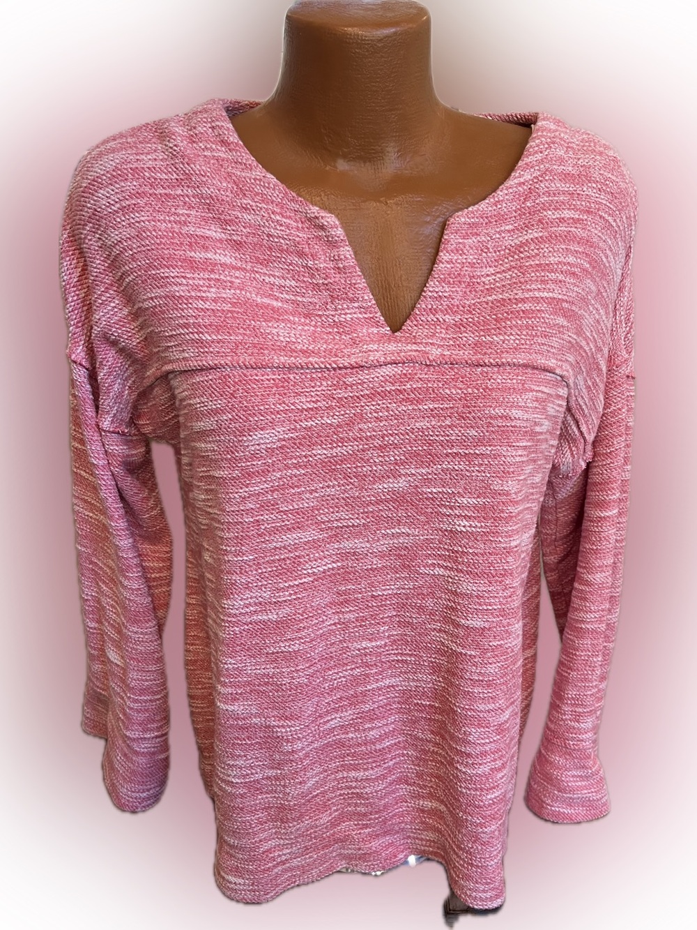Soft Surroundings cotton boucle oversized tunic top Super Comfy M